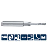 G-SM200-ZI2  2 Flutes, Ballnose, with Long Neck  Special equipment:M1 - Big-tools Industrial Supply Tools for Metal Cutting